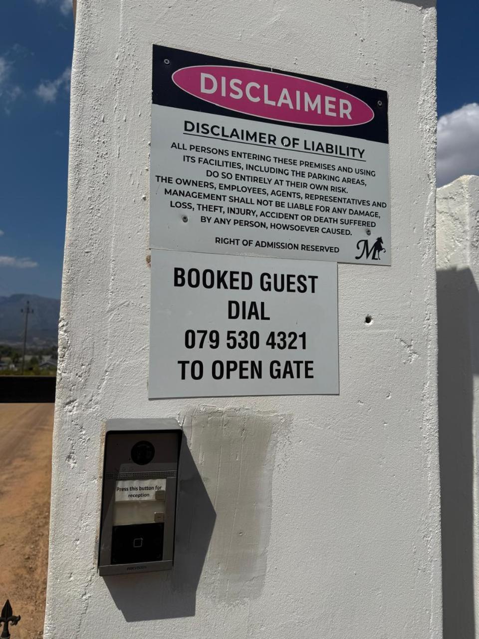 Middelplaas Paarl Guesthouse Zewnętrze zdjęcie